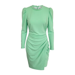 A.L.C. Cady Jane Asymmetrical Mini Dress in Spring Bouquet Green Size 6 NWT